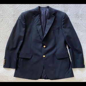 Navy blue classic men’s sport coat